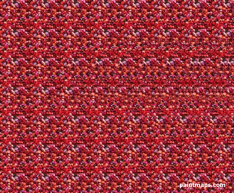 ESTONYA Haritası - 3D Stereogram (Şaşı Bak Şaşır)