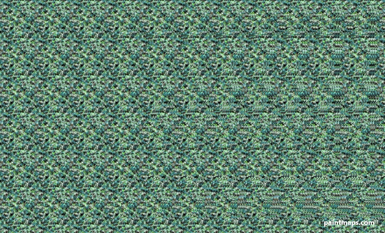 AVRUPA Haritası - 3D Stereogram (Şaşı Bak Şaşır)