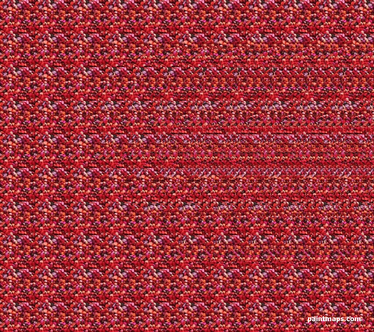 YUNANISTAN Haritası - 3D Stereogram (Şaşı Bak Şaşır)