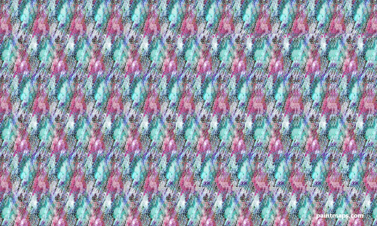 Indiana Peta dalam Stereogram 3D (Mata Ajaib)