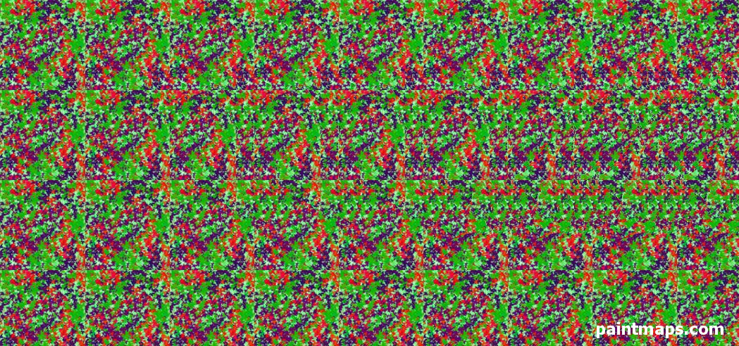 MALEZYA Haritası - 3D Stereogram (Şaşı Bak Şaşır)