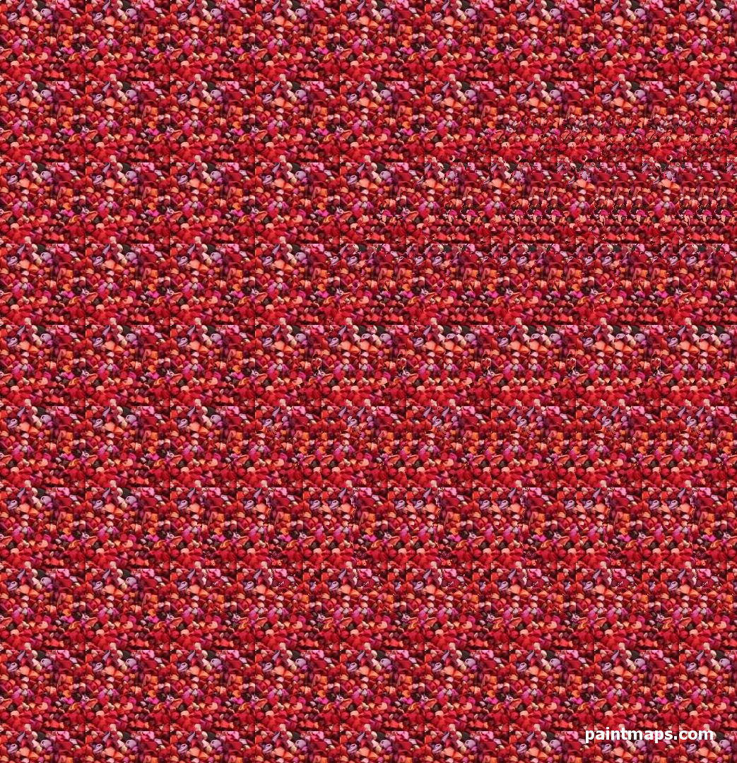 NORVEC Haritası - 3D Stereogram (Şaşı Bak Şaşır)