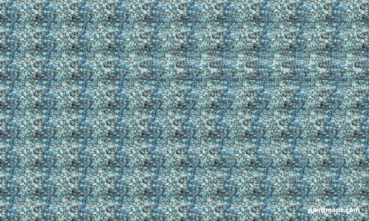 OCEANIA Peta dalam Stereogram 3D (Mata Ajaib)