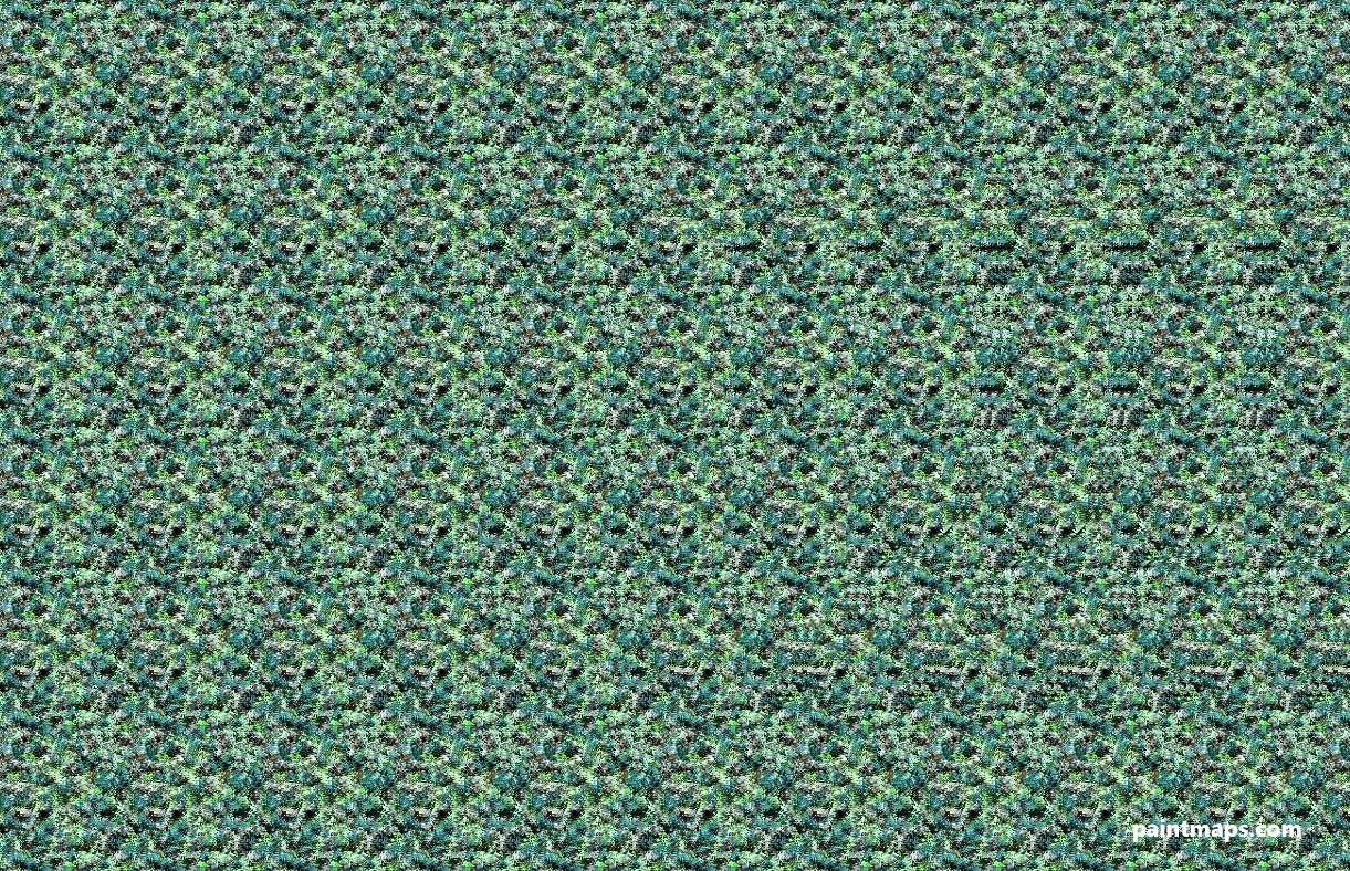 Ohio Haritası - 3D Stereogram (Şaşı Bak Şaşır)