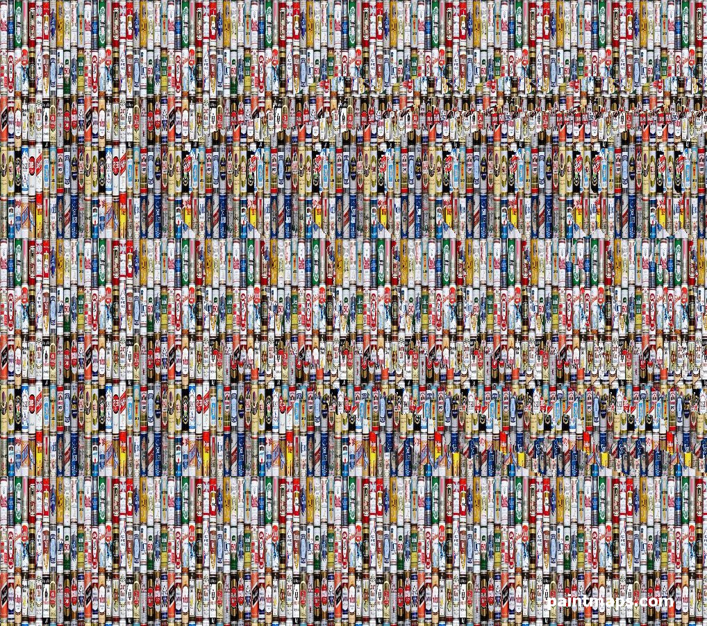 POLONYA Haritası - 3D Stereogram (Şaşı Bak Şaşır)