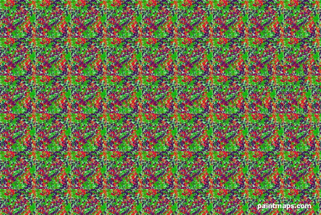 PORTEKIZ Haritası - 3D Stereogram (Şaşı Bak Şaşır)