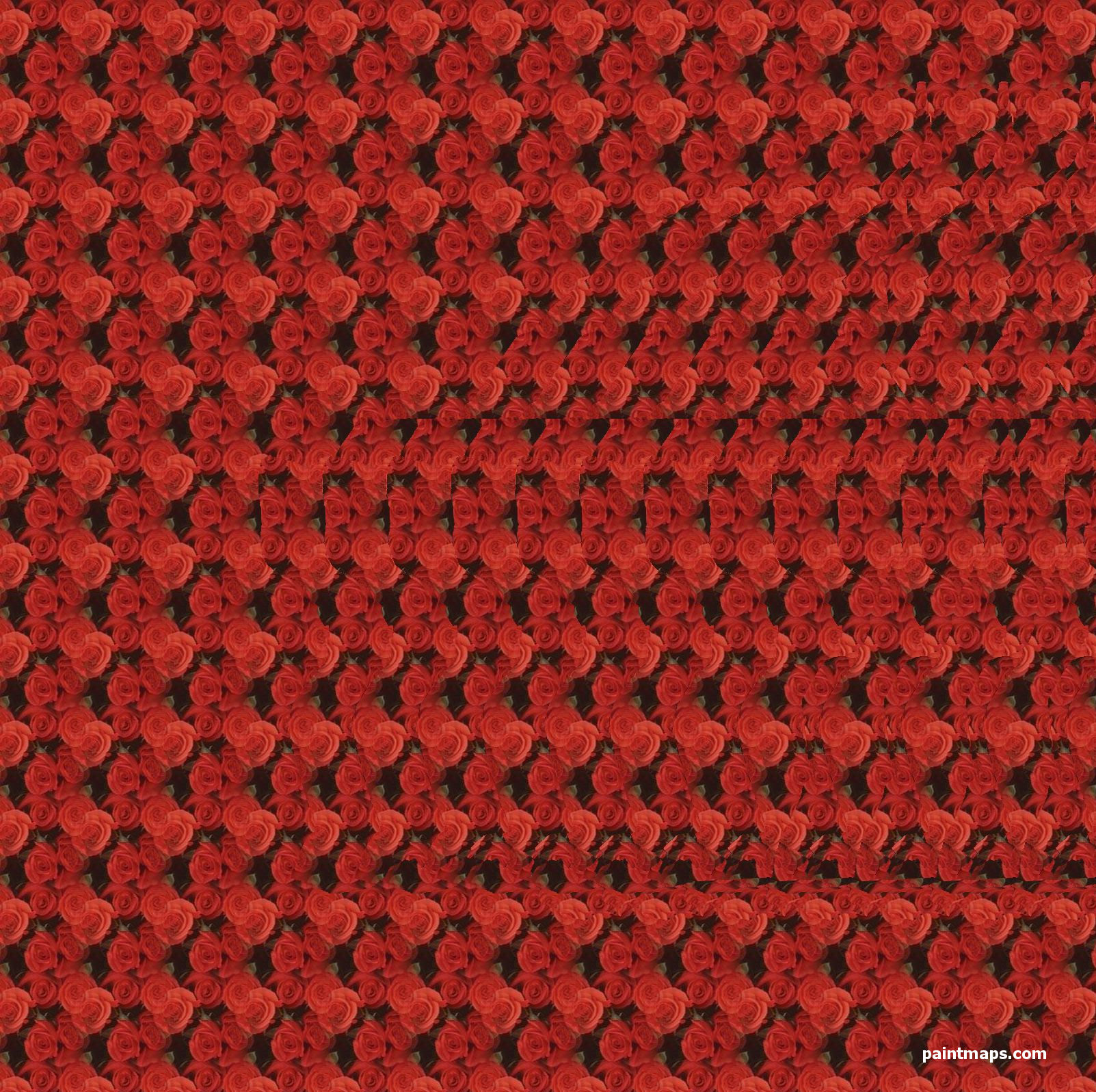 SAN-MARINO Haritası - 3D Stereogram (Şaşı Bak Şaşır)