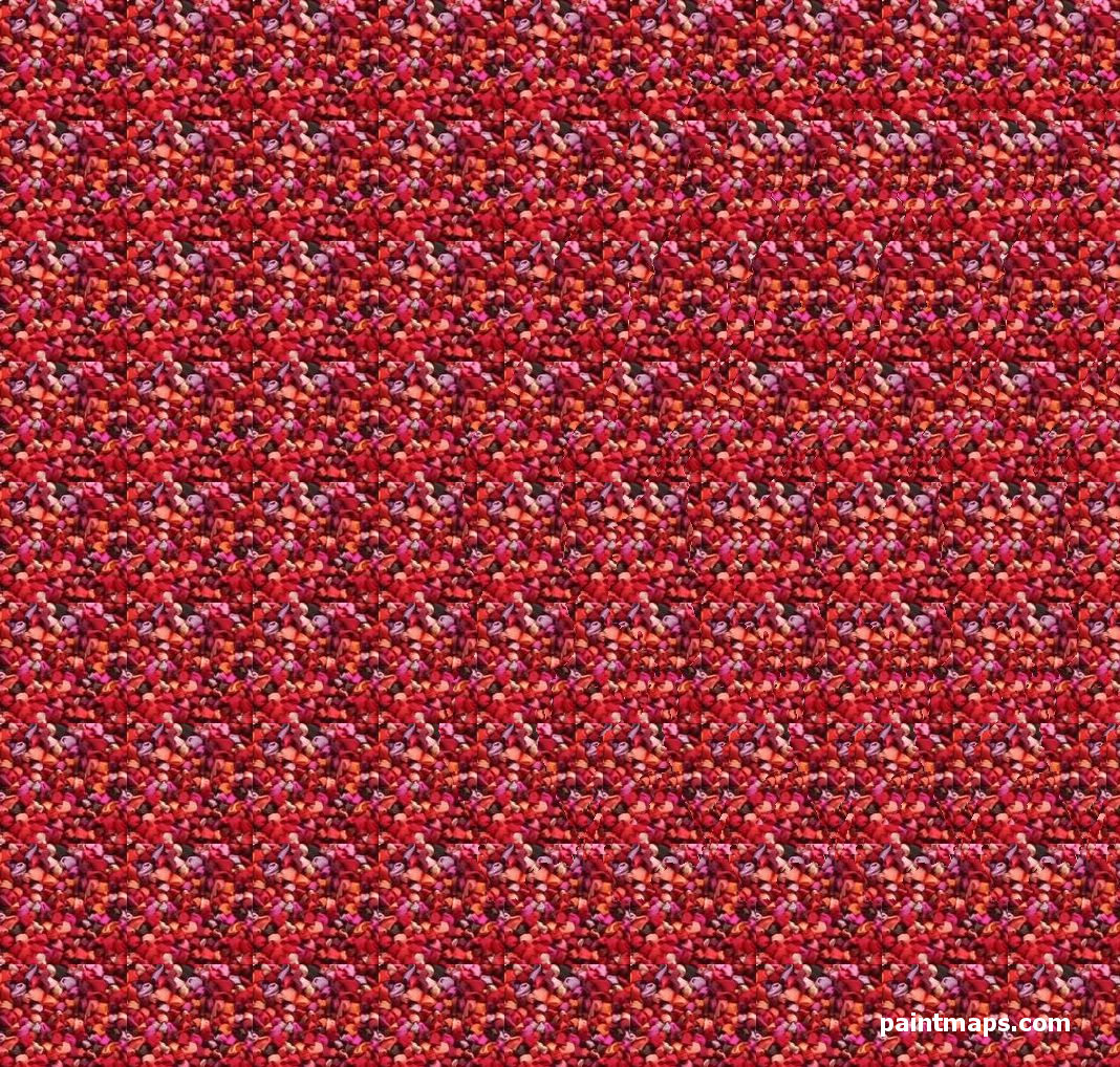 ISVEC Haritası - 3D Stereogram (Şaşı Bak Şaşır)