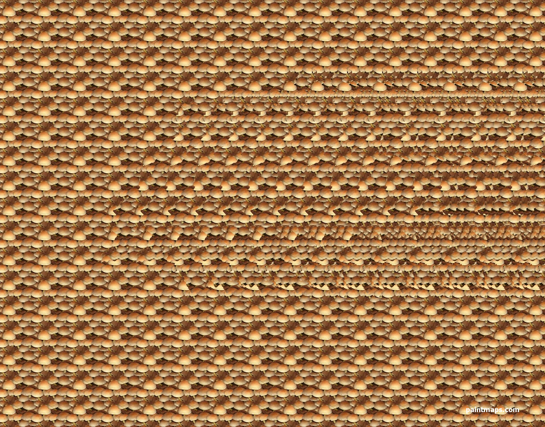 ISVICRE Haritası - 3D Stereogram (Şaşı Bak Şaşır)