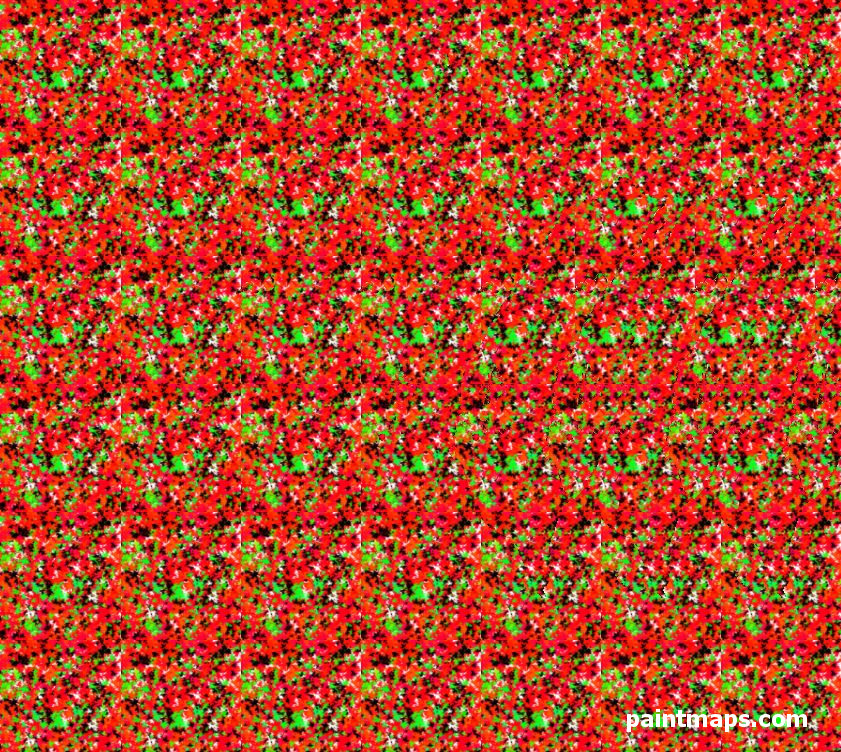 TAYVAN Haritası - 3D Stereogram (Şaşı Bak Şaşır)