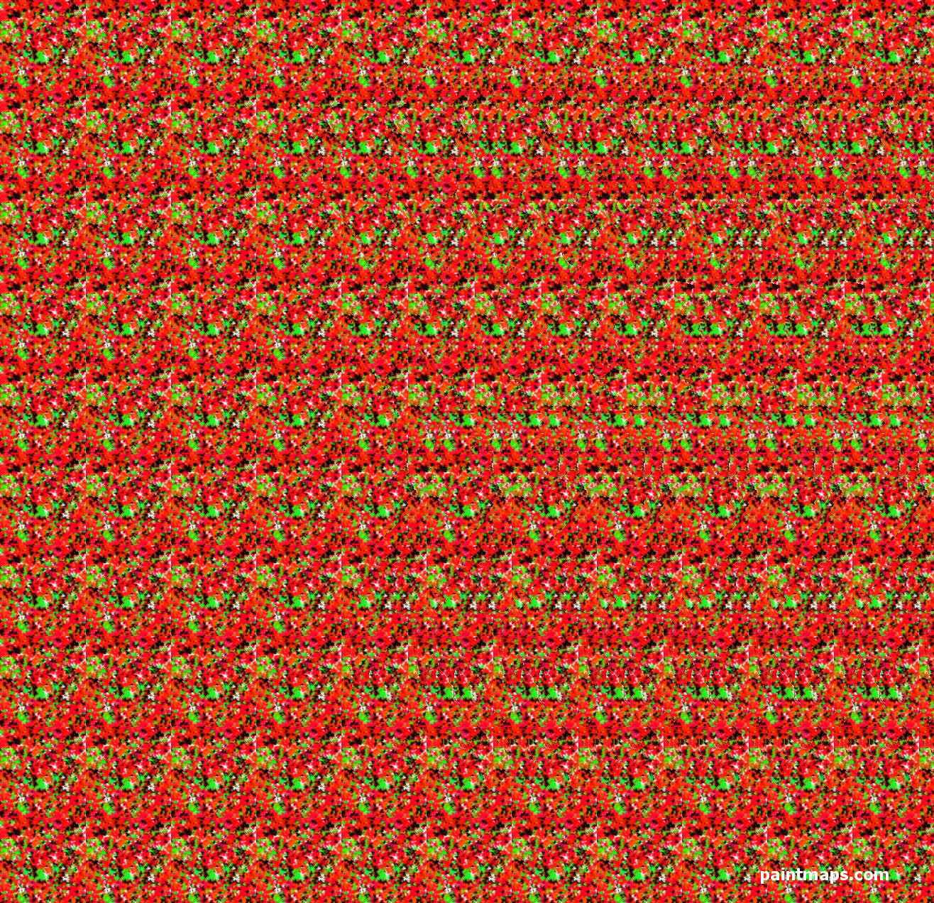THAILAND Peta dalam Stereogram 3D (Mata Ajaib)