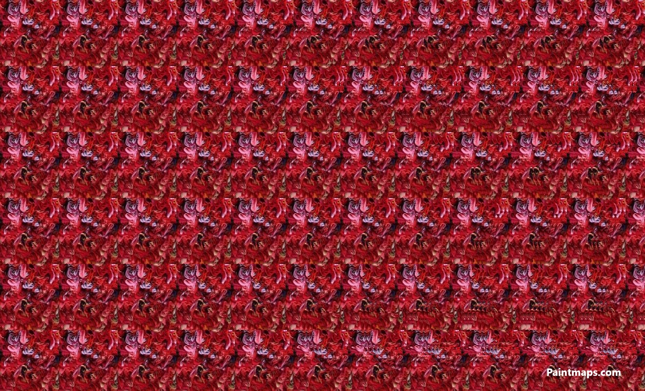 URUGUAY Haritası - 3D Stereogram (Şaşı Bak Şaşır)