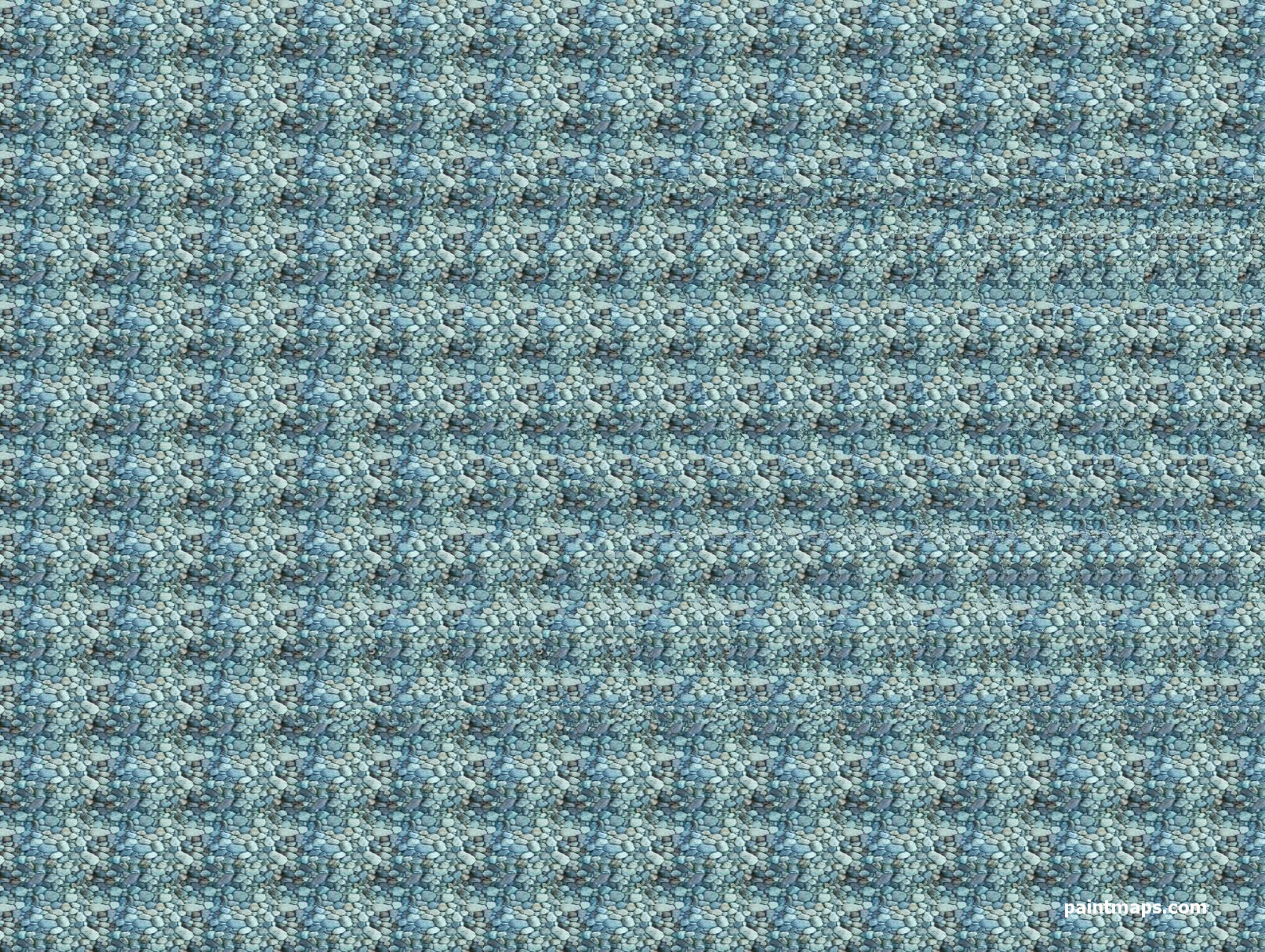 ABD Haritası - 3D Stereogram (Şaşı Bak Şaşır)
