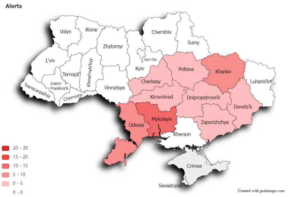 Alerts (Ukraine) - User Maps