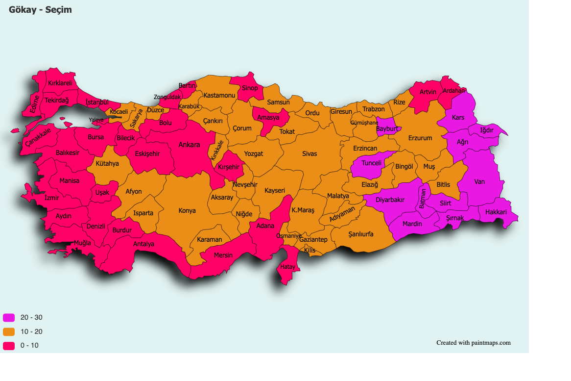 Gokay selection turkey user maps
