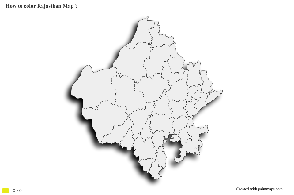 How to color rajasthan map rajasthan user maps