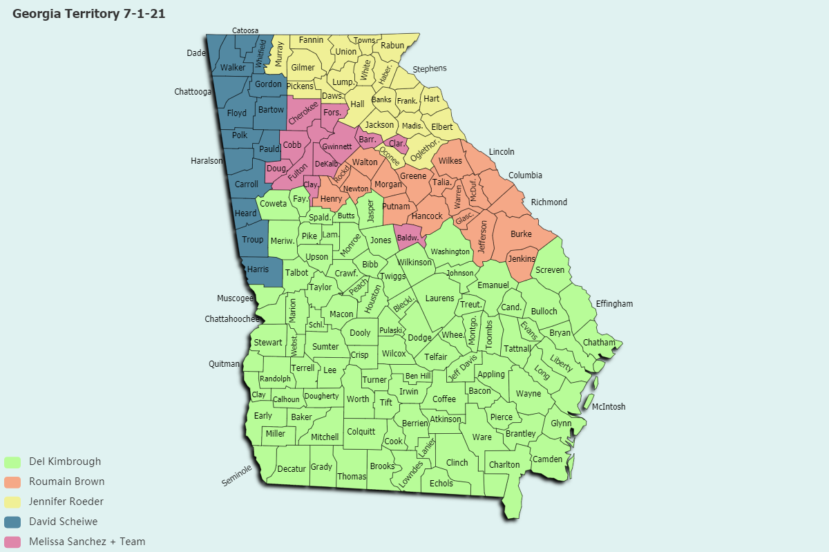 Territory 7121 User Maps