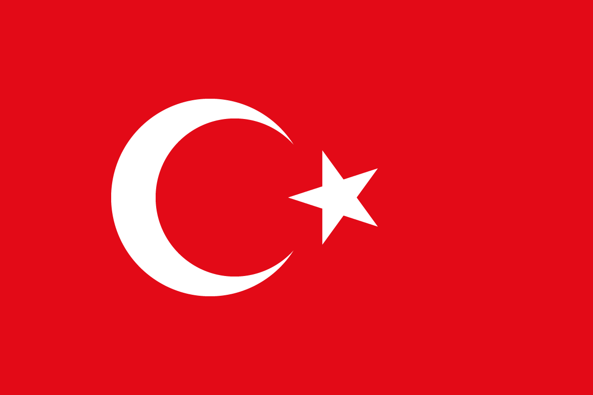 Türkiye bayrağı vektörel (PNG,SVG,EPS,PDF,Adobe Illustrator)